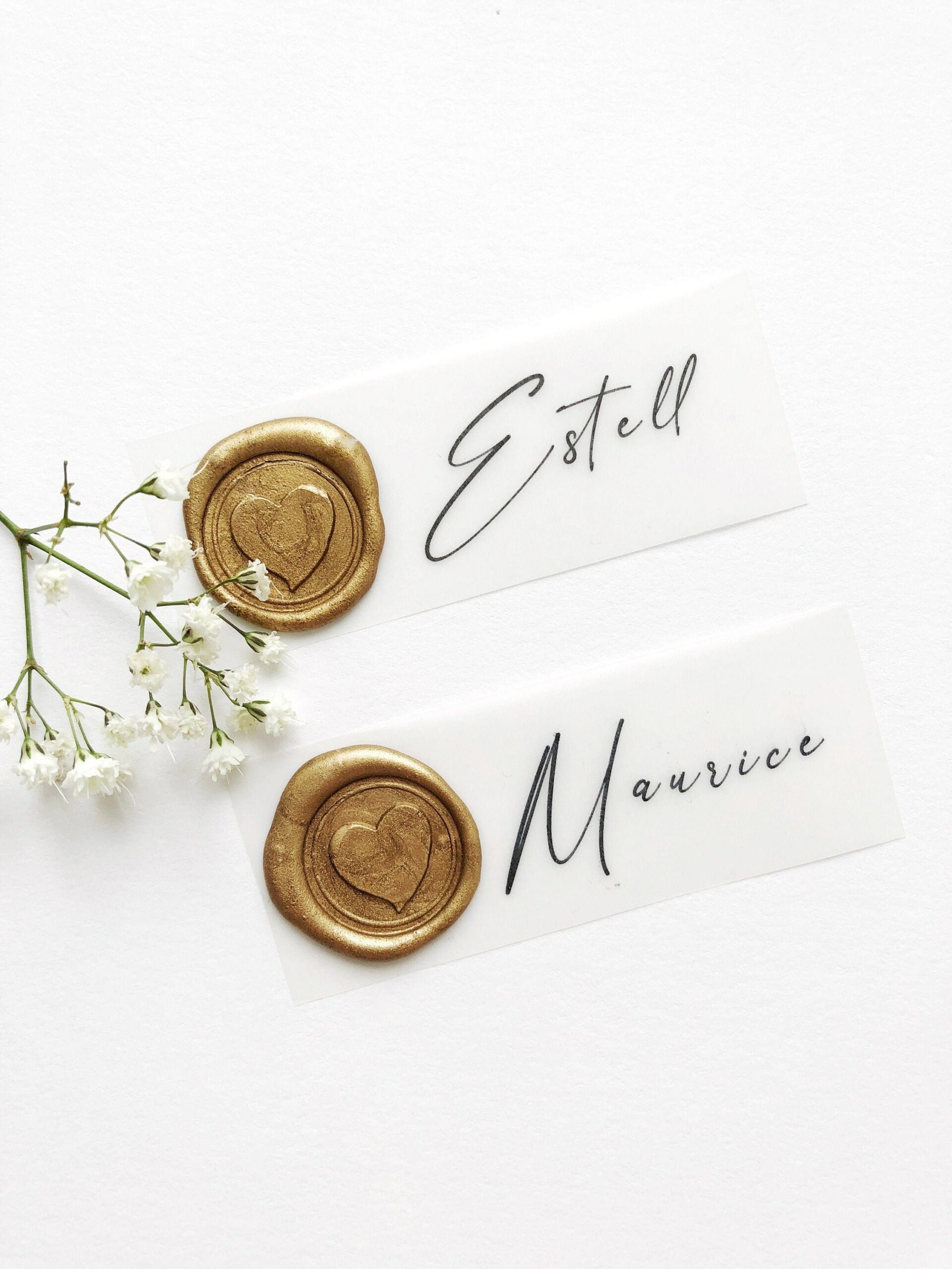 Platzkarte Namenskarte Hochzeit Geburtstag Feier Kalligrafie und