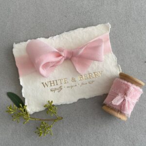 5 m handgefärbtes Seidenband, „ROSA“, hand dyed silk ribbon, hand dyed, plant dyed silk ribbon