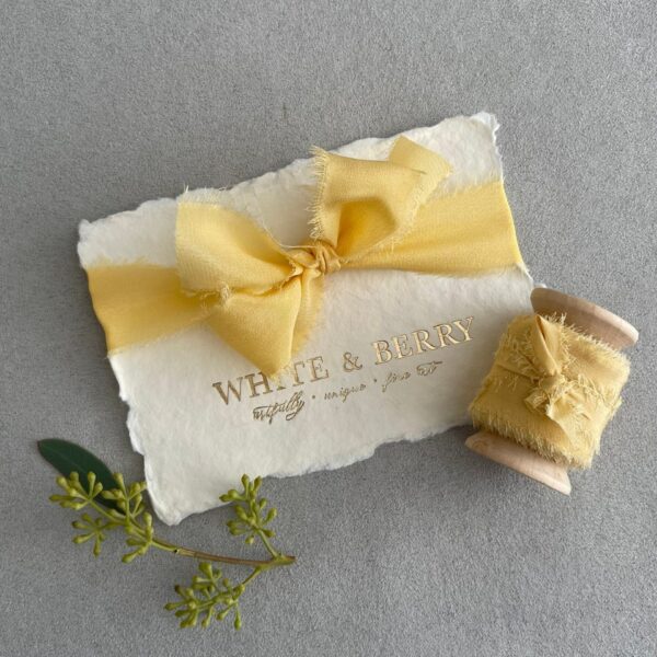 5 m handgefärbtes Seidenband, „SUNSHINE“| handgefertigtes Seidenband | Seidenband | hand dyed silk ribbon, hand dyed, plant dyed silk ribbon